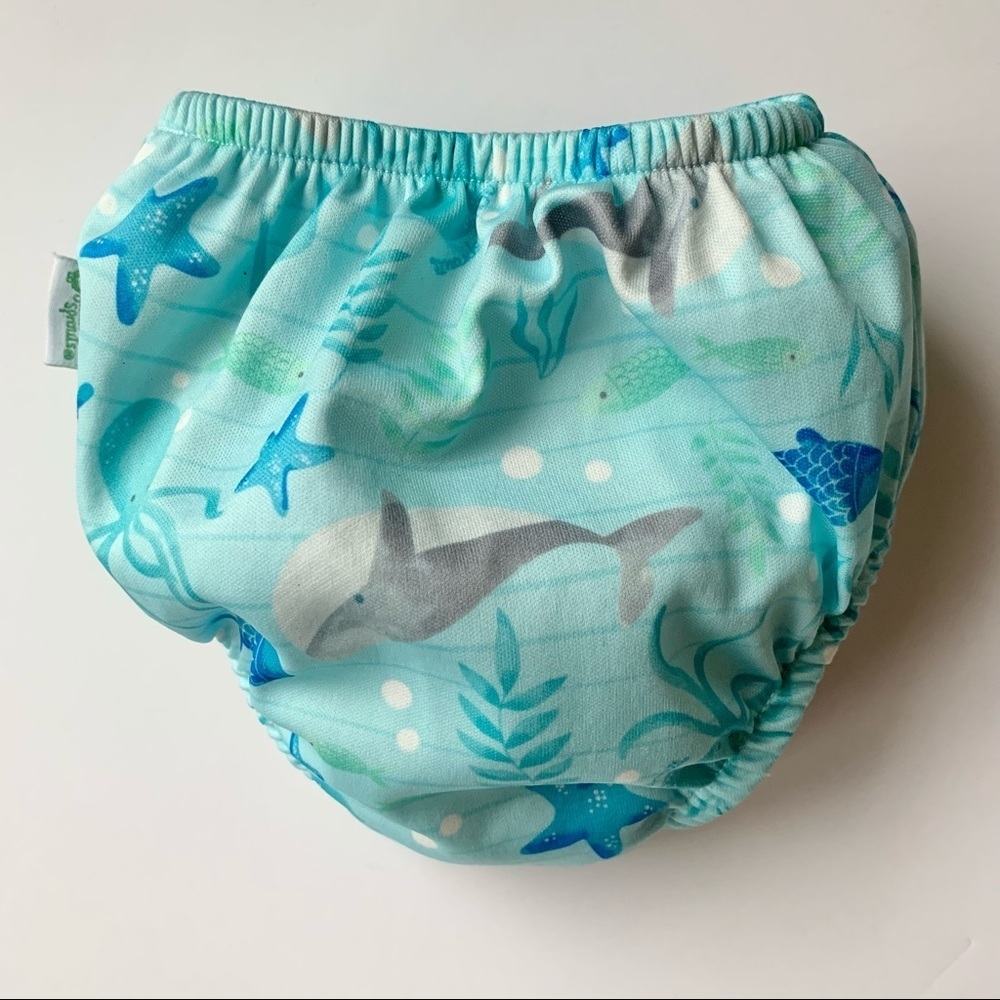 Green Sprouts Sea Life Print Swim Diaper